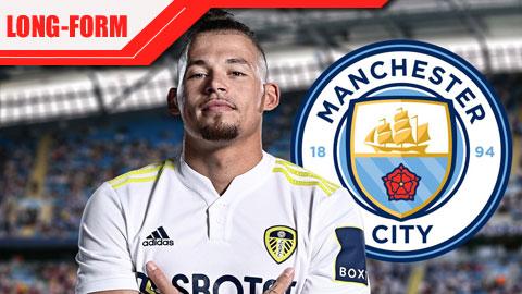 Tiền vệ Kalvin Phillips trong màu áo Leeds United thi đấu máu lửa tại giải Ngoại hạng Anh
