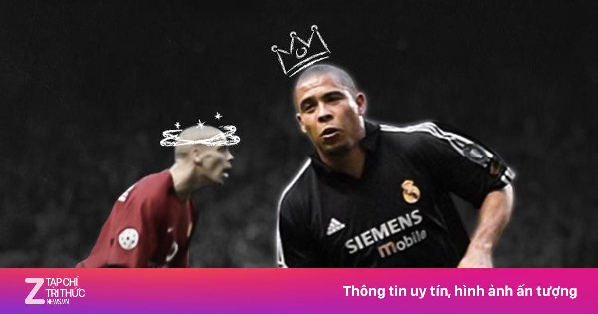 Khán đài Old Trafford đứng dậy vỗ tay tán thưởng Ronaldo Nazario khi anh rời sân năm 2003