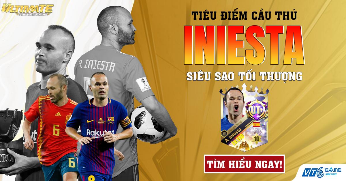 Pha xử lý bóng kỹ thuật và tinh tế đặc trưng của tiền vệ huyền thoại Andres Iniesta trên sân cỏ khi đối mặt đối thủ
