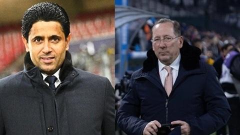 Khoảnh khắc tranh chấp bóng quyết liệt giữa cầu thủ PSG và Lyon trong trận đấu lịch sử Ligue 1 căng thẳng và không khoan nhượng