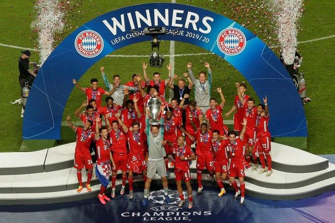 Hình ảnh cầu thủ Bayern ăn mừng cuồng nhiệt trận thắng lịch sử 8-2 trước Barcelona tại tứ kết Champions League