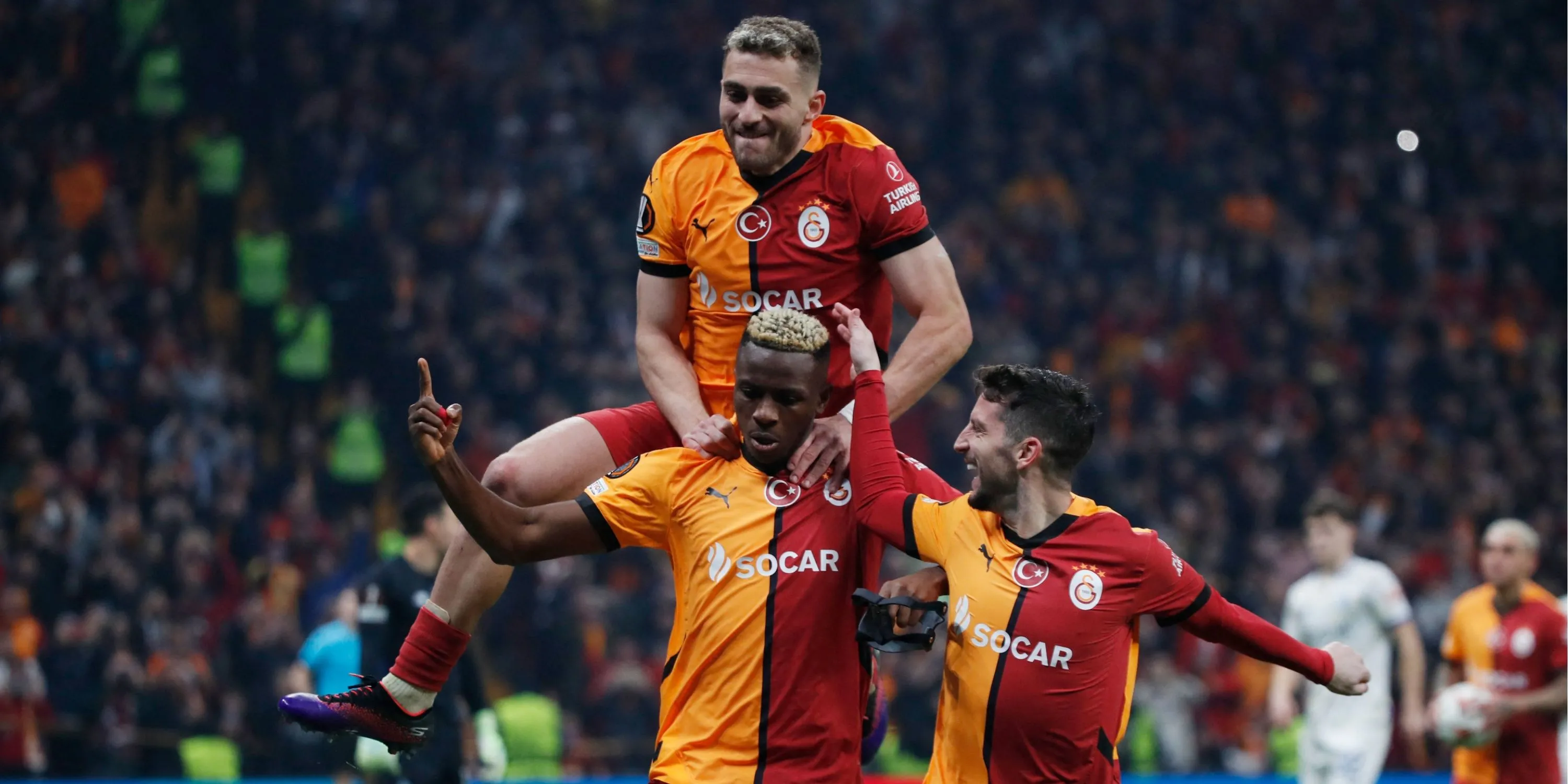 Baris Alper Yilmaz trong màu áo Galatasaray mùa giải 2024-2025