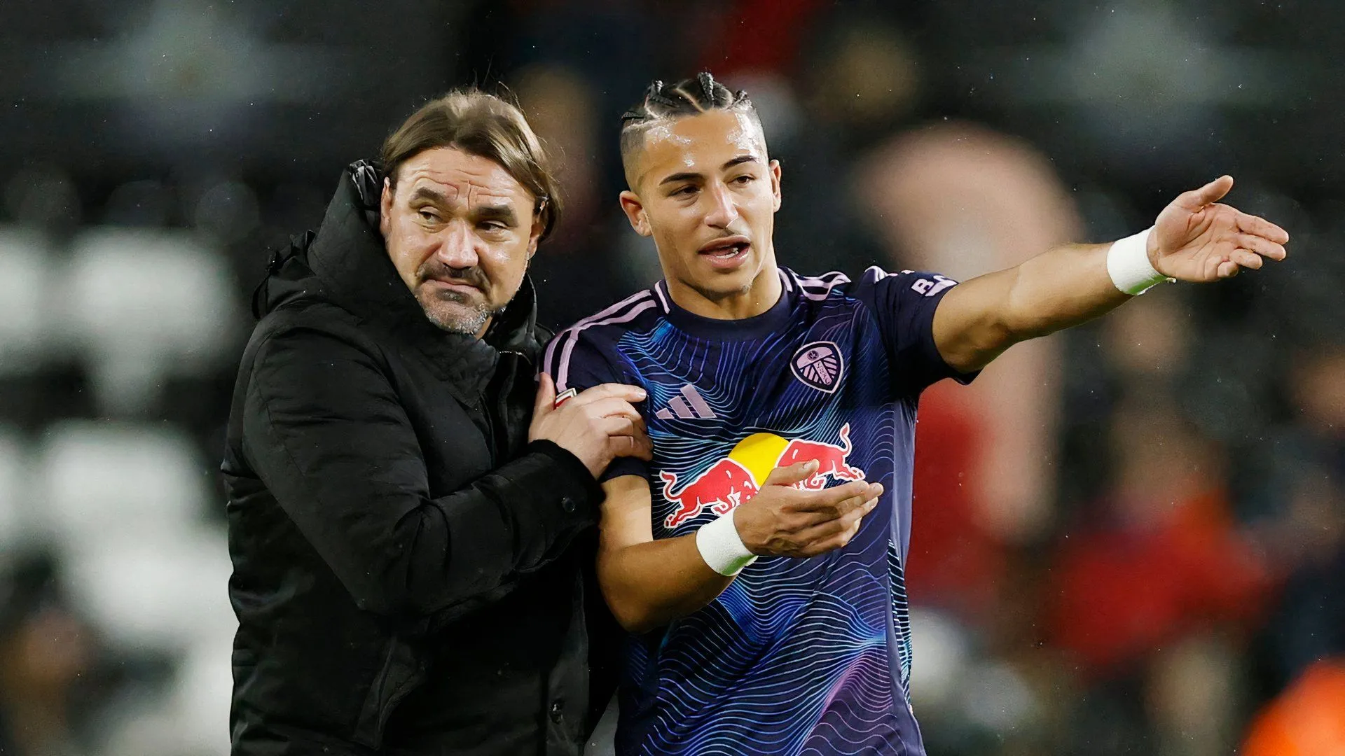Mateo Joseph của Leeds United và Daniel Farke