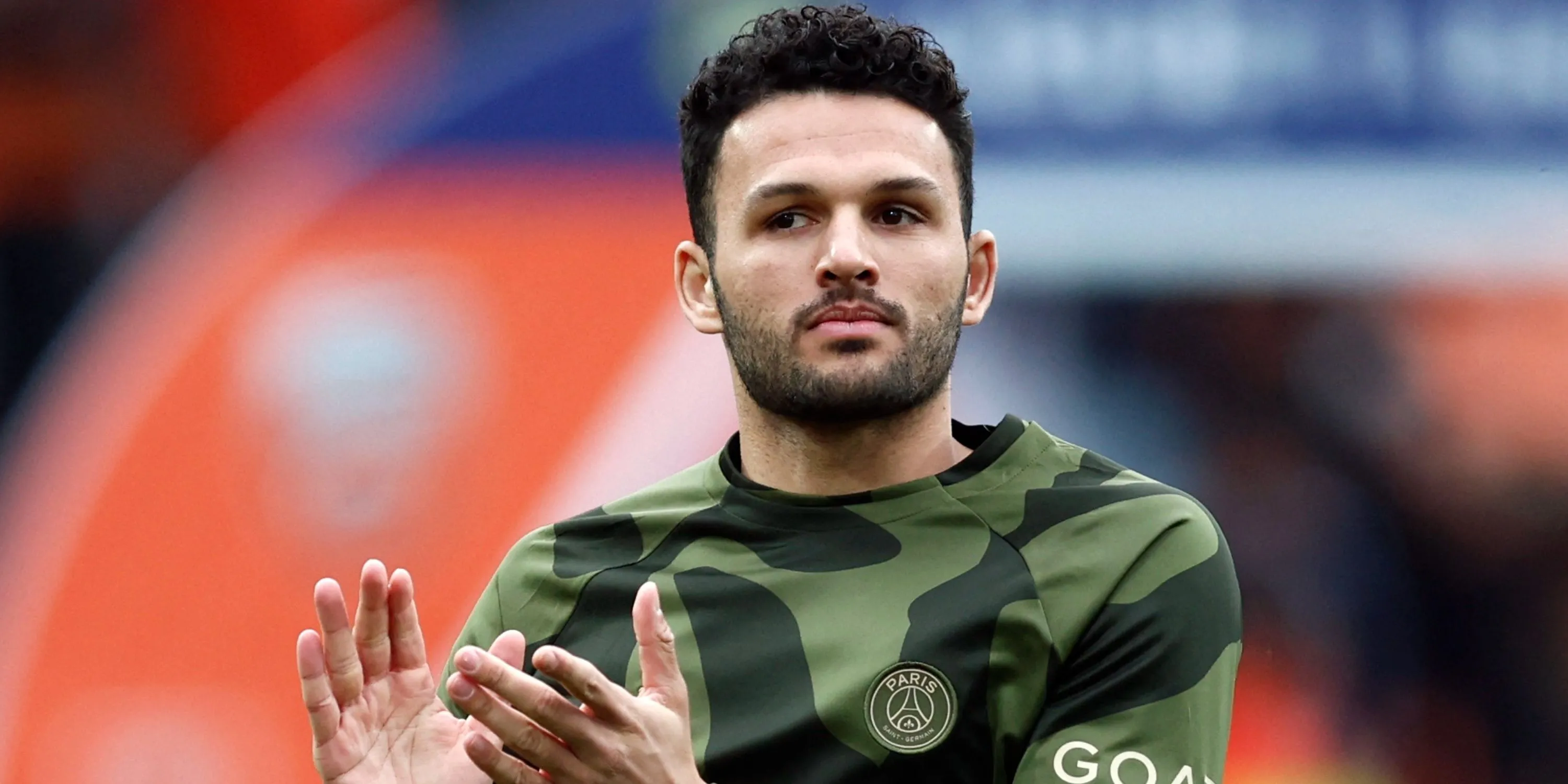 Tiền đạo Goncalo Ramos của PSG trong một pha bóng