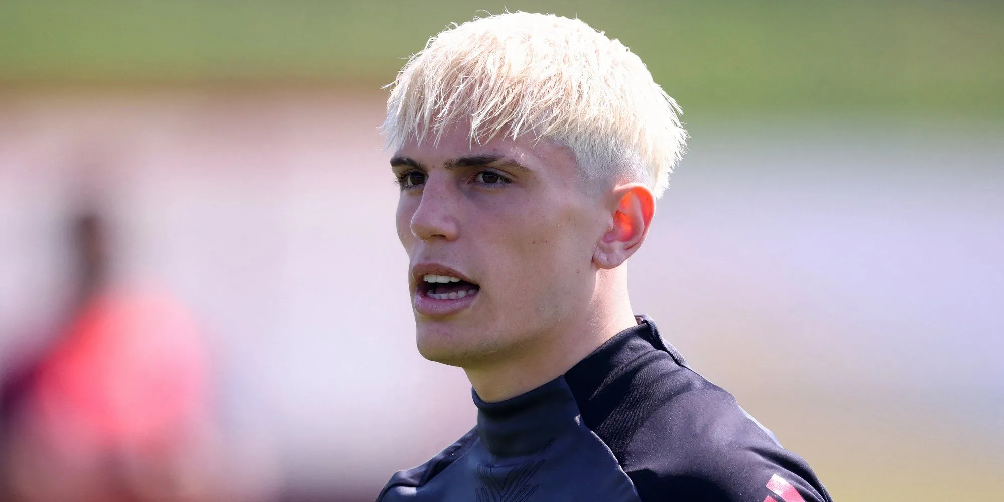 Alejandro Garnacho trong màu áo Manchester United, cầu thủ được cho là sẽ rời Old Trafford hè này
