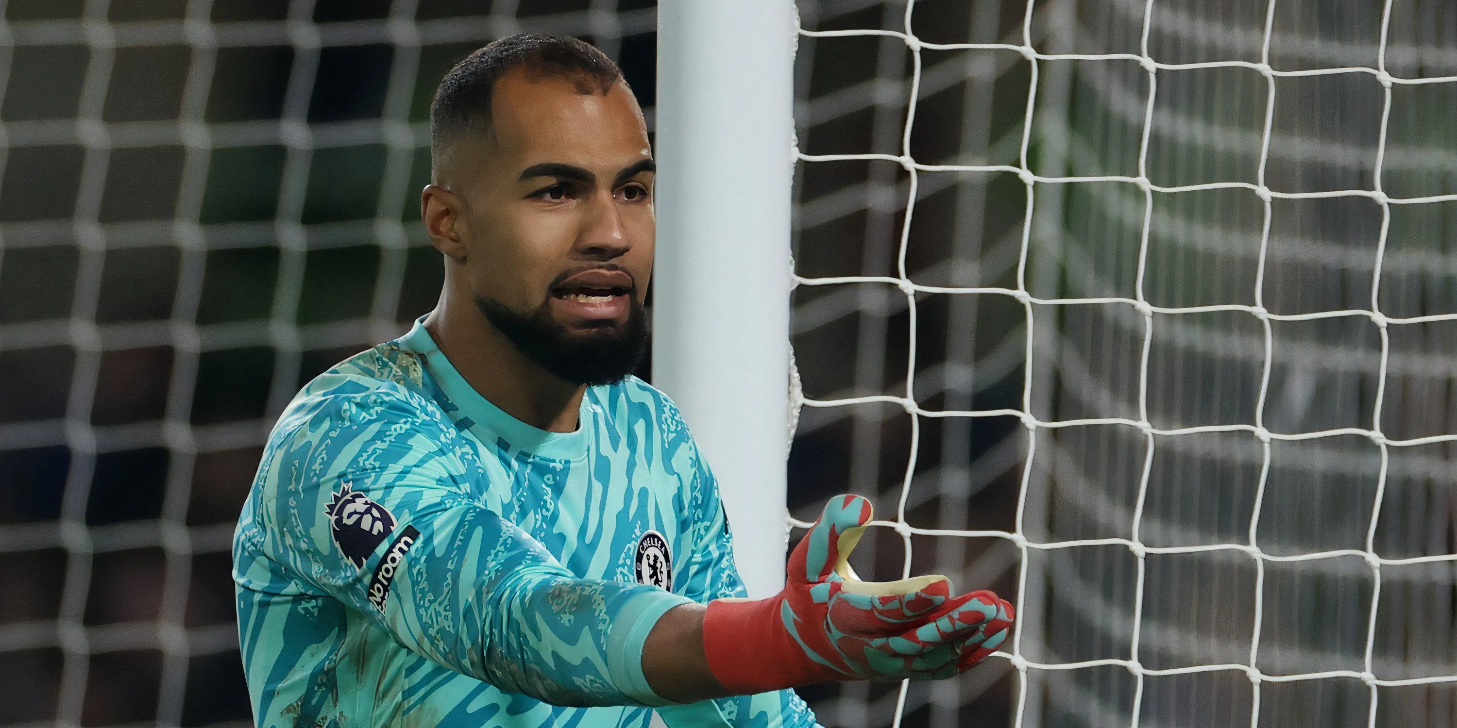 Thủ môn Robert Sanchez trong màu áo Chelsea tại Premier League