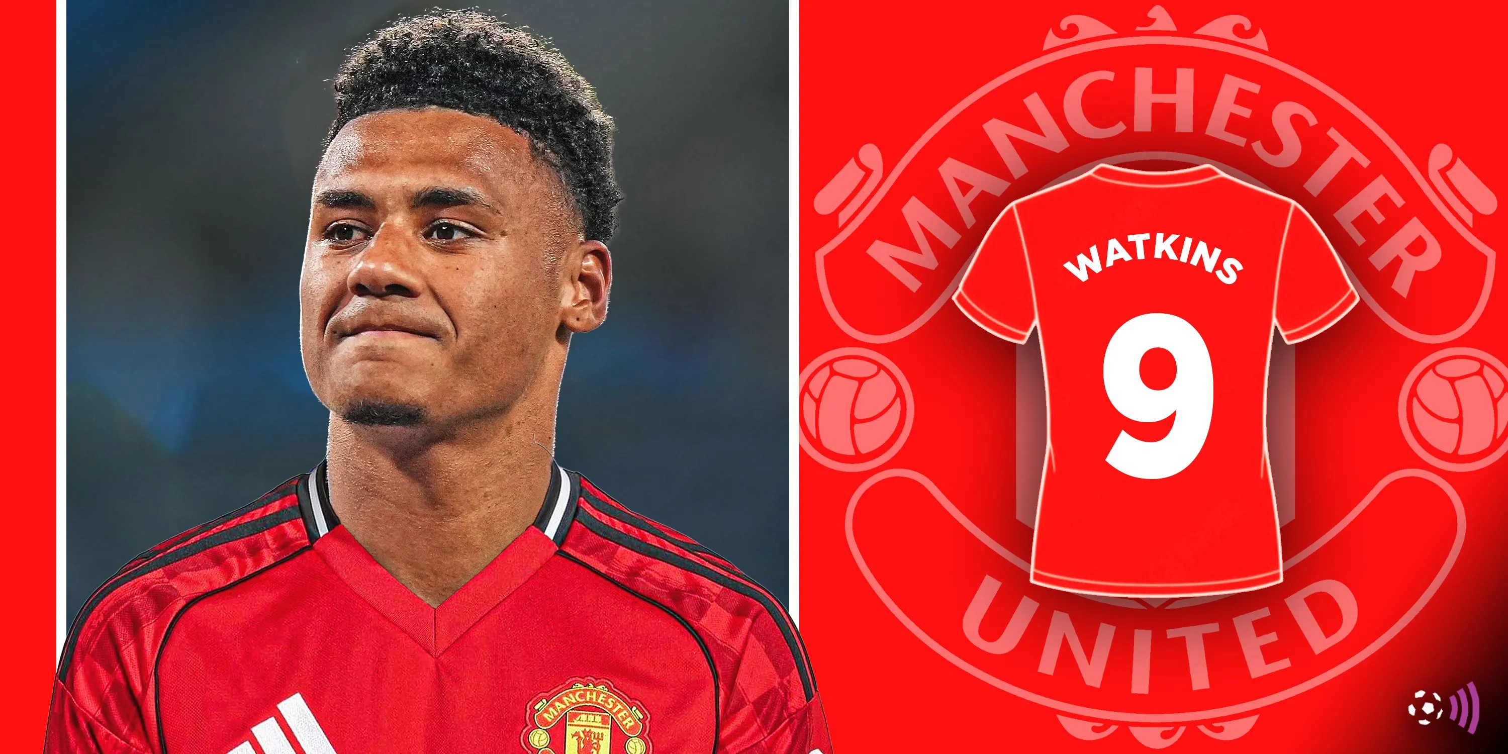 Ollie Watkins với áo đấu chuyển nhượng